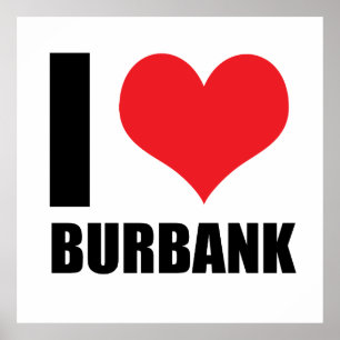 Poster J'aime Burbank