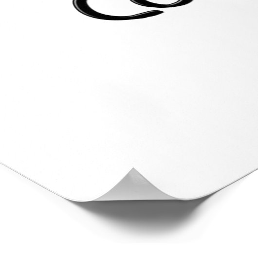 Poster J'aime Calculs (Coin)