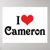 Poster J'aime Cameron (Devant)