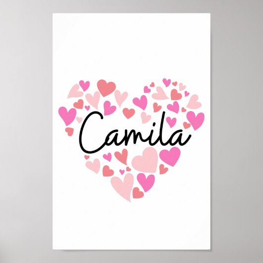 Poster J'aime Camila (Devant)