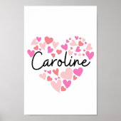 Poster J'aime Caroline (Devant)