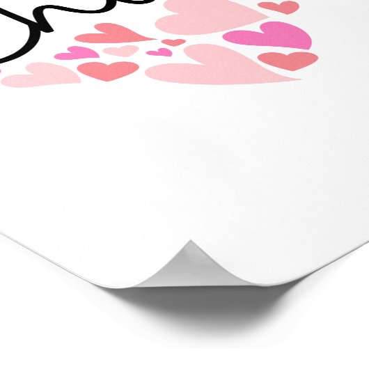 Poster J'aime Chloe (Coin)