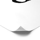 Poster J'aime Chloe (coeur fait de mots) design (Coin)