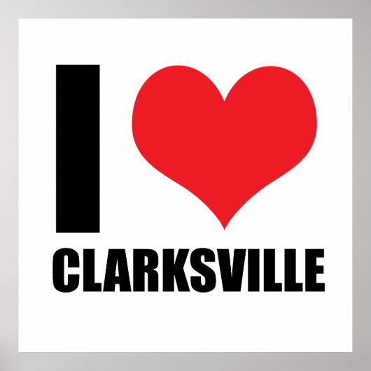Poster J'aime Clarksville (Devant)