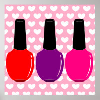 J'Aime Clou Polonais Rouge Rose Violet Clou Polona