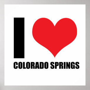 Poster J'aime Colorado Springs