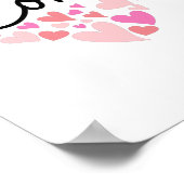 Poster J'aime Cora (Coin)
