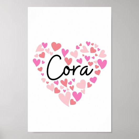 Poster J'aime Cora (Devant)