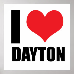 Poster J'aime Dayton