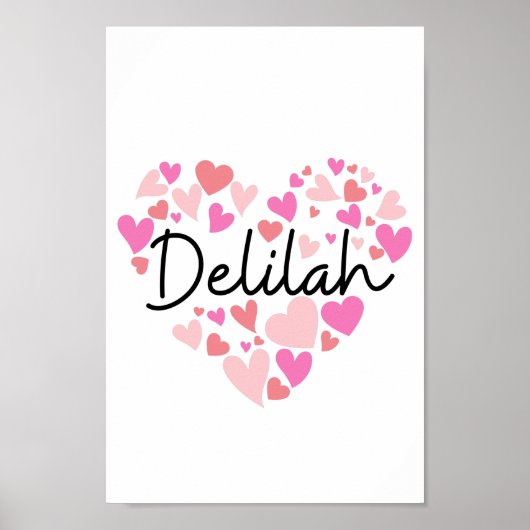 Poster J'aime Delilah (Devant)