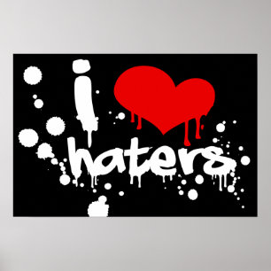 Poster J'aime des haineux