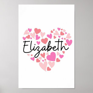 Poster J'aime Elizabeth