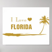 Poster J'aime Florida Gold (Devant)