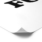 Poster J'aime Fudge (Coin)