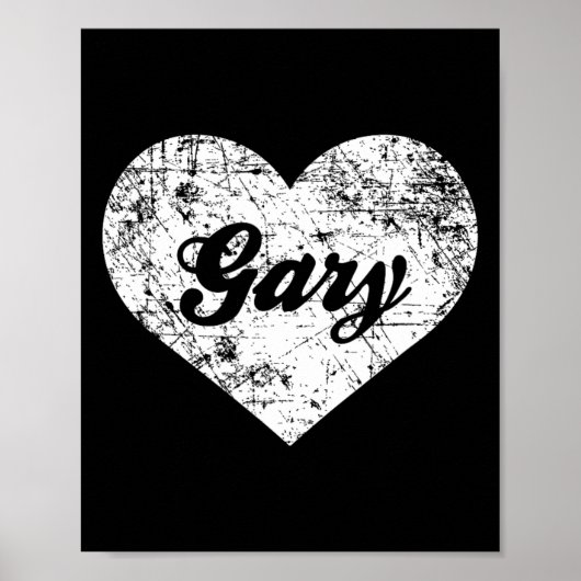 Poster J'aime Gary (Devant)