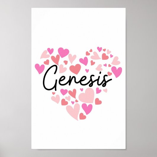 Poster J'aime Genesis (Devant)