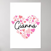 Poster J'aime Gianna (Devant)