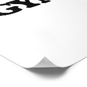 Poster J'aime Gymnastique (Coin)