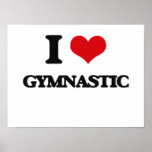 Poster J'aime Gymnastique (Devant)