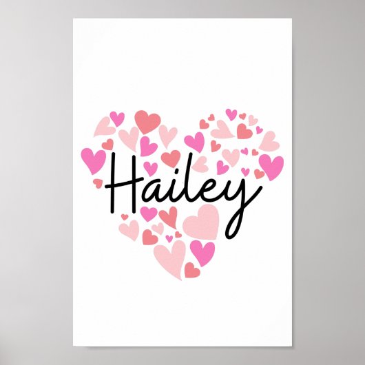 Poster J'aime Hailey (Devant)