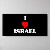 Poster J'aime Israël (Devant)