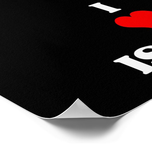 Poster J'aime Israël (Coin)