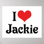 Poster J'aime Jackie (Devant)