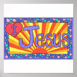 Poster J'Aime Jésus !