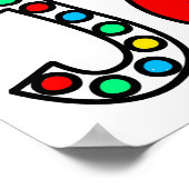 Poster J'aime Jésus (Coin)