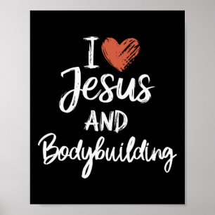 Poster J'Aime Jésus Et La Construction Du Corps Chrétien