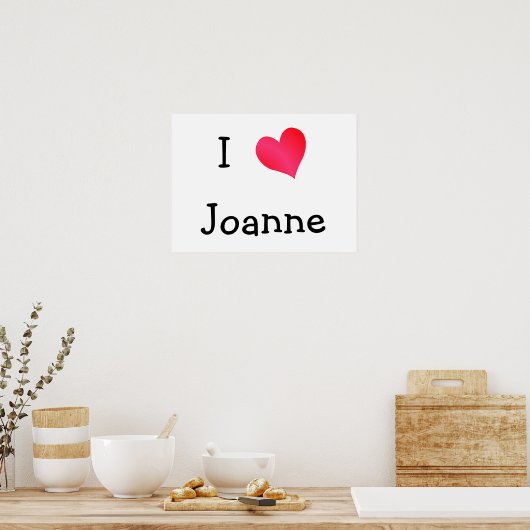Poster J'aime Joanne (Cuisine)