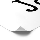 Poster J'aime Joanne (Coin)