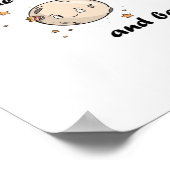 Poster J'aime jusqu'à la lune et retour Design Moderne Pr (Coin)