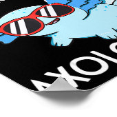 Poster J'aime Juste Vraiment Les Axolotls Ok Fille Garçon (Coin)