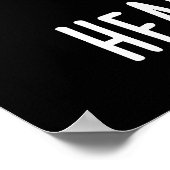 Poster J'Aime Ketchup De Ma Tête Tomates Dark BG (Coin)