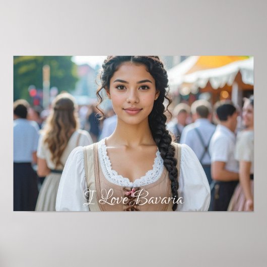 POSTER J'AIME LA BAVIÈRE (Devant)