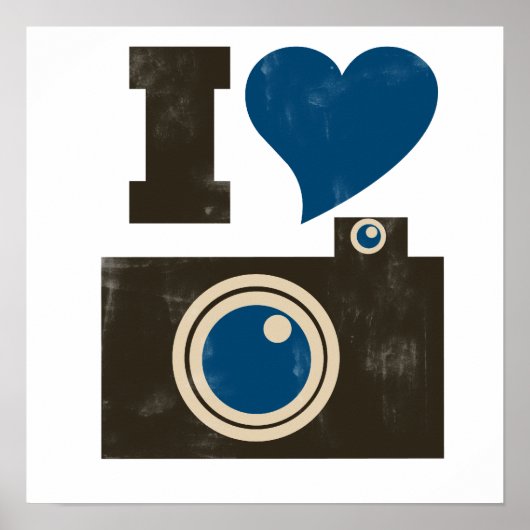 Poster J'aime la caméra (Devant)