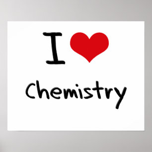 Poster J'aime la chimie