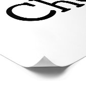 Poster J'aime la chimie (Coin)