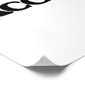 Poster J'aime la comptabilité (Coin)