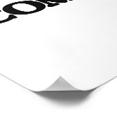 Poster J'aime la conformité (Coin)