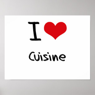Poster J'aime la cuisine