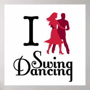 Poster J'Aime La Danse À Voler