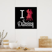 Poster J'Aime La Danse À Voler (Cuisine)