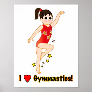 Poster J'Aime La Gymnastique !