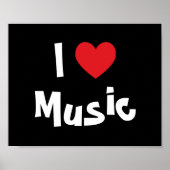 Poster J'aime la musique (Devant)