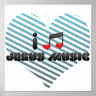 Poster J'aime la musique de Jésus
