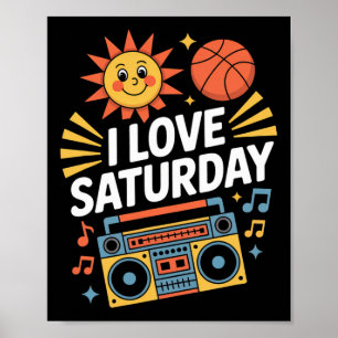 Poster J'aime la musique de sketches du samedi ensoleillé