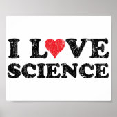 Poster J'aime la science (Devant)
