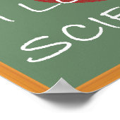 Poster J'aime la science (Coin)